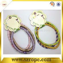 5mm colorido elásticos bungee hair cord para crianças
